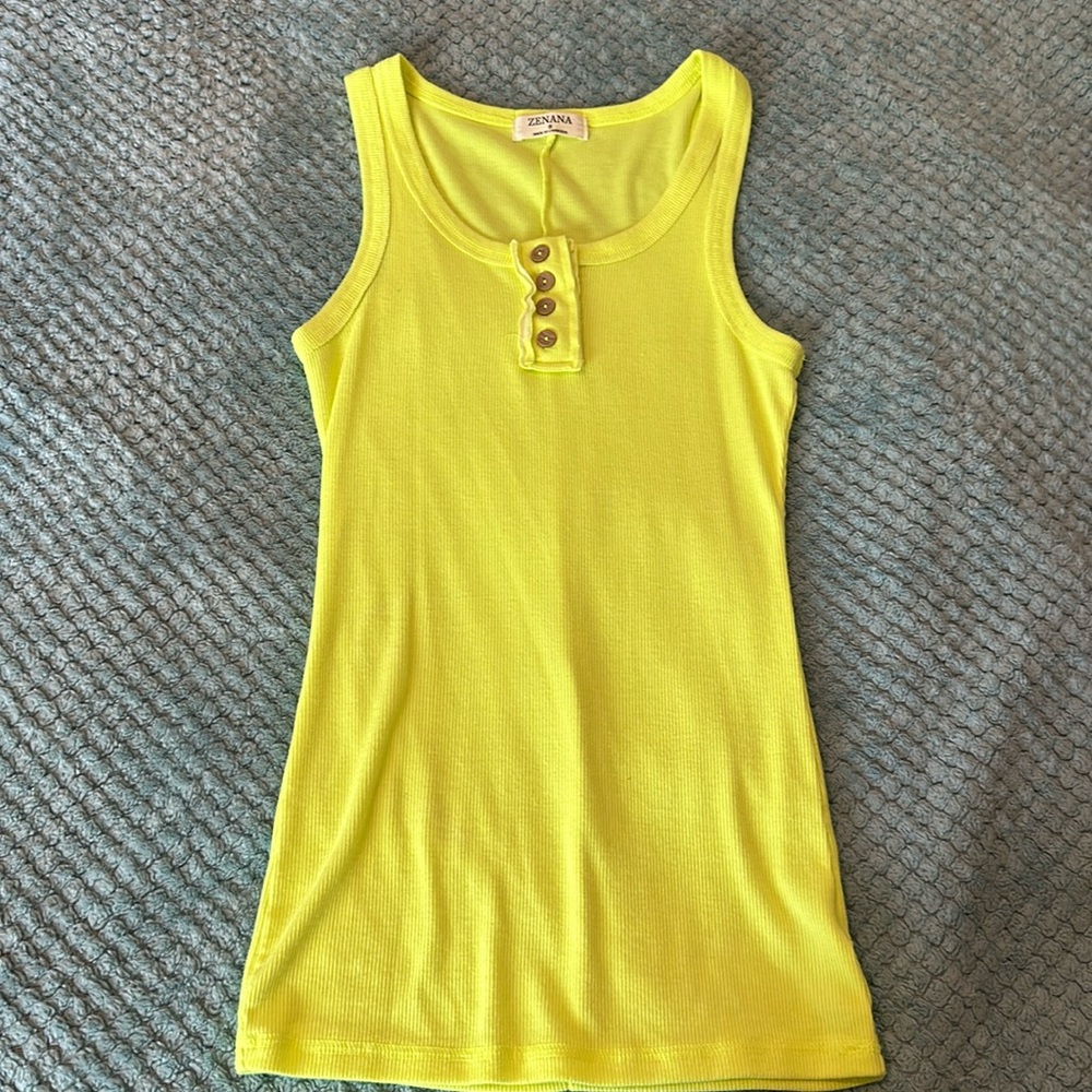 Yellow tank top